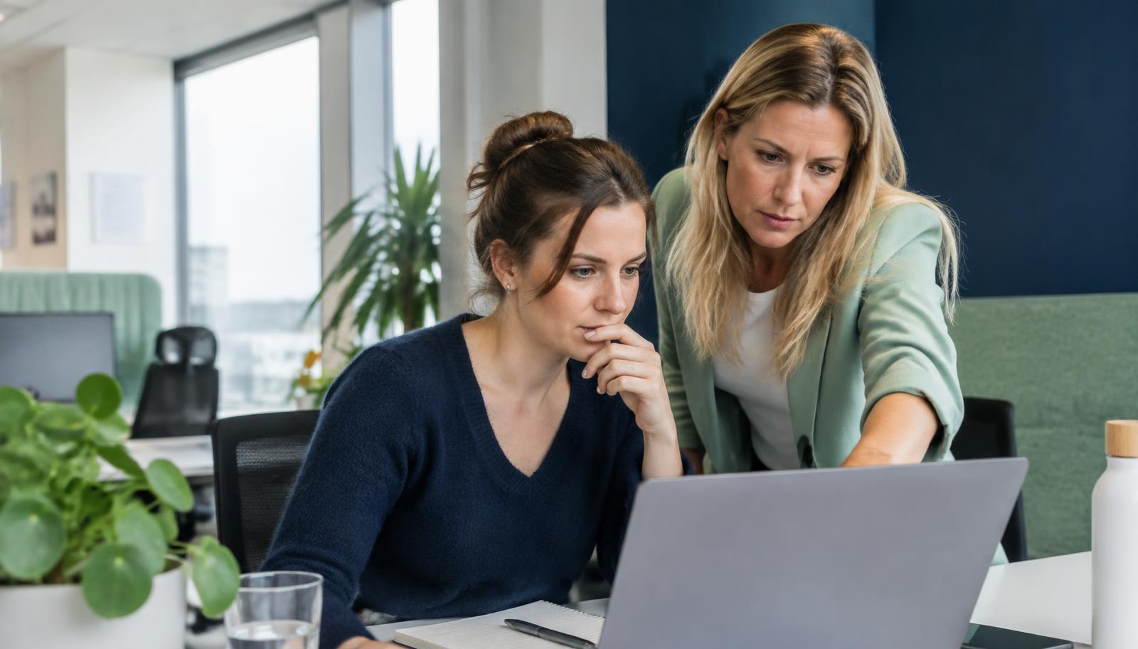 Medewerkers controleren en beoordelen gezamenlijk de output van een AI-tool